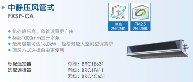 中靜壓風管式FXSP-CA詳情